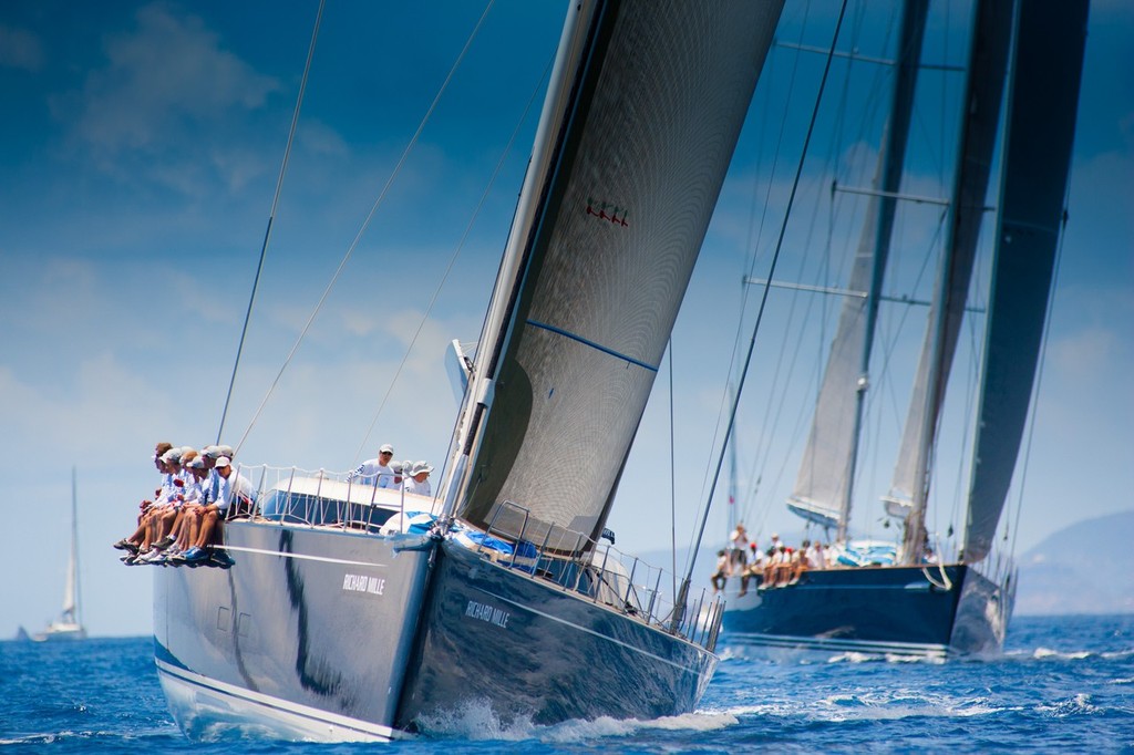 Nilaya racing in the Maxi Class - Les Voiles de St. Barth 2013 © Christophe Jouany / Les Voiles de St. Barth http://www.lesvoilesdesaintbarth.com/